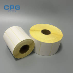 Factory Custom Wholesale High Quality Thermal Label <b>Paper</b> <b>Roll</b> Oil Resistant Phenol Free Shipping Barcode Labels for Logistics - Product Image 1