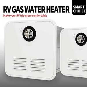 سخان مياه يعمل بالغاز الطبيعي للكرفانات والمركبات الترفيهية، سعة 6-10 لتر، 12 فولت تيار مستمر، من الفولاذ المقاوم للصدأ، 4 جالون في الدقيقة، 65000 وحدة حرارية بريطانية - Product Image 2