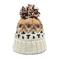 Bonnet en tricot d'hiver pour adulte avec logo personnalisé, en acrylique, accessoires chauds d'hiver pour femmes, nœuds de fruits, camouflage, fabricant direct