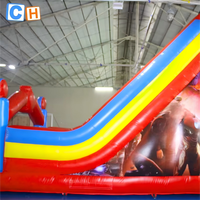 Glissière gonflable à sec personnalisée, grande taille, coulissant pour enfants, roues rebondies de fête, livraison gratuite