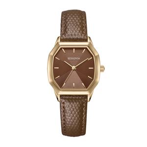 Montres-bracelets vintage pour femmes en or 18 carats, mouvement à quartz japonais, haute qualité, personnalisables, avec bracelet en maille ou en cuir - Product Image 3