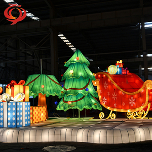 Festival Décoration Extérieure Noël Led Chinois Papier Animal Soie Lanterne À La Main Lanterne Exposition - Product Image 3