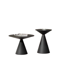 Ensemble de canapés de salon modernes et créatifs avec petite table basse Table d'angle ronde simple pour meubles de chambre à coucher
