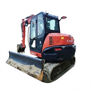 Mini-excavatrice Kubota KX080 d'occasion |   Excavatrice sur chenilles de 8 tonnes avec moteur Kubota |   Original du Japon |   Bras oscillant Nouveau modèle - Product Image 1