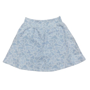 RTS กระโปรงคอตตอนสแปนเด็กซ์ระบายอากาศสีฟ้าชุดเล่นโยคะสำหรับเด็กผู้หญิงชุดเล่นกีฬา - Product Image 1