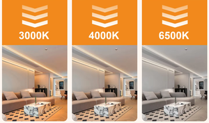 Bright Uniform Illumination COB <strong>LED</strong> Strip 24V 10W 480LEDs 4000K for Office Ceiling <strong>Coving</strong> and Conference Room Ambient <strong>Lighting</strong> - Product Image 5