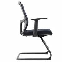 Fauteuil club ergonomique de style moderne avec dossier en maille confortable pour chaise de réception et chaise d'accueil