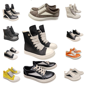 Botas de Diseñador Ro, Zapatos de Cuero, Botas de Lona con Peluche, Botas RO de Lujo de Caña Baja, Botines Owenes para Hombre y Mujer, Botas de Gamuza Negra de Caña Alta - Product Image 1