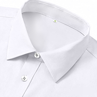Chemises habillées blanches en coton pour hommes, à manches longues, boutonnées, pour affaires et mariages, personnalisables avec logo OEM, vente en gros