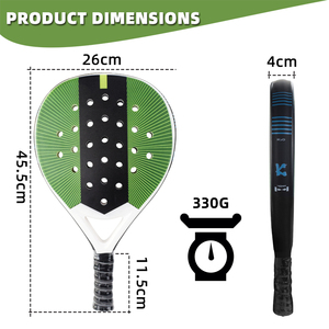 <span class=keywords><strong>Raquette</strong></span> de padel légère en plastique ABS, nouvelle conception personnalisée OEM, avec noyau en EVA, pour les joueurs débutants, raquettes de padel populaires - Product Image 3