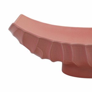Vassoio decorativo in porcellana dalla forma artistica curva per esposizione di gioielli e oggetti decorativi - Product Image 4