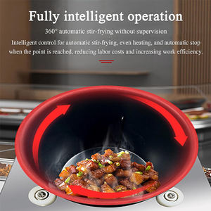 Marmite automatique Robot de cuisine intelligent <span class=keywords><strong>Wok</strong></span> 8000W Restaurant 380V Tambour Machine de cuisson - Product Image 2