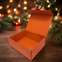 Boîte cadeau magnétique pliable personnalisée avec finition mate pour cosmétiques, électronique, vêtements, présentoir de marque, boîte cadeau magnétique