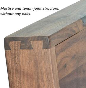 Pouf <span class=keywords><strong>Vassoio</strong></span> Extra Large <span class=keywords><strong>Nero</strong></span> Noce Vassoi di <span class=keywords><strong>Legno</strong></span> Con Maniglie - Product Image 5