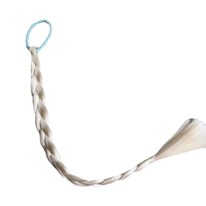 Accesorios para pelucas <span class=keywords><strong>de</strong></span> muñecas DIY <span class=keywords><strong>de</strong></span> la serie Princesa <span class=keywords><strong>de</strong></span> Hielo y Nieve para niños, trenzas blancas, lazos para el cabello, semiterminados, <span class=keywords><strong>de</strong></span> plástico/resina, doble máquina - Product Image 5