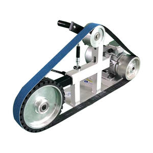 Metaalpolijstmachine Multifunctionele bandschuurmachine Buis Hardware RVS Werkstuk Polijstband Schuurmachine - Product Image 5