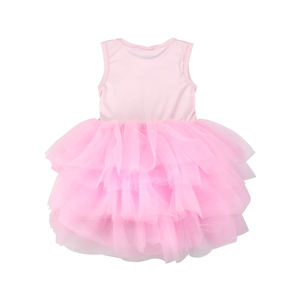 ชุดเดรสปาร์ตี้ผ้าทูลล์สำหรับเด็กอายุ 0-6 ปี รุ่น SQ-092-YXL ผ้าฝ้ายเนื้อแน่น - Product Image 3