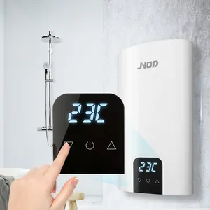 Calentador de agua eléctrico instantáneo para baño, termostato de calefacción de agua caliente para ducha eléctrica, sin depósito, montado en la pared, CE 230V