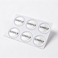 Pegatinas de Vinilo Personalizadas, Recortadas, Holográficas, con Resina Epoxi, Etiquetas de PVC con Diseño de Dibujos Animados, Adhesivas, Impermeables, con Logotipo Personalizado