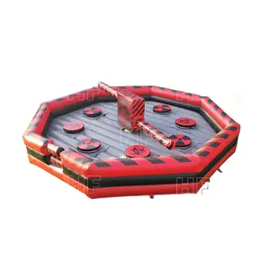 Inflatable Meltdown Game Machine Sale Wipe Out Interactive Carnival Games Last Man Standing Inflatable Meltdown Wipeout Game