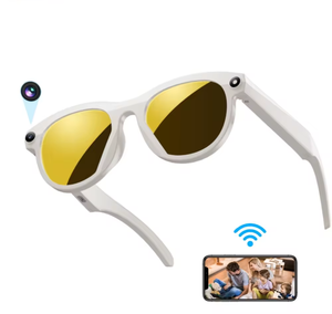 Nuovi Occhiali Intelligenti M88 con Fotocamera 2MP, Batteria 290 mAh, Connessione WiFi, Video, <span class=keywords><strong>Foto</strong></span>, Traduzione AI, Occhiali da Sole Smart per Uomo e Donna - Product Image 5