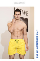 Short de bain léger en polyester à séchage rapide pour hommes Poches de plage d'été Concevez votre propre imprimé Fabriquée en nylon spandex
