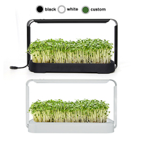 Kit de serre de culture d'herbes aromatiques d'intérieur avec lumière de croissance, système de culture hydroponique LED intelligent, mini jardin électronique, idées cadeaux pour la maison