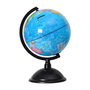 Hucha Globo Terráqueo Tianyu de 14.2 cm, Herramienta Educativa Multifuncional para la Enseñanza de Geografía y Ahorro de Monedas para Estudiantes - Product Image 2