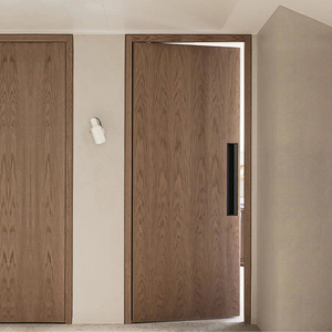 Intérieur de chambre à coucher en bois Portes en bois massif pour l'entrée principale de la maison Porte en bois Design Intérieur moderne Porte d'entrée de la maison - Product Image 4