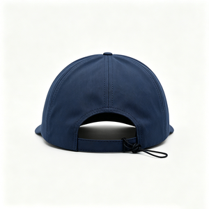 Casquette marine à séchage rapide, souple, à visière plate, avec logo personnalisé, cordon de serrage arrière réglable, légère, pour sports de plein air, protection solaire, unisexe, cyclisme - Product Image 3
