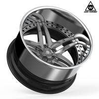 Roues forgées 3 pièces Roues légères personnalisées Jantes en aluminium 5X120 Jantes de voiture de tourisme Jantes en aluminium 17 18 19 20 21 22 pouces