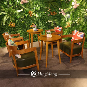 Mesa y sillas de <span class=keywords><strong>restaurante</strong></span> de madera maciza antigua, diseño <span class=keywords><strong>Continental</strong></span>, a la venta - Product Image 5