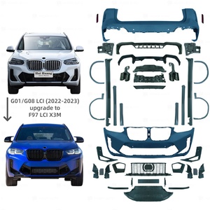 Kit de Carrocería para <span class=keywords><strong>BMW</strong></span> Serie <span class=keywords><strong>X3</strong></span> G01 G08 2022-2023 <span class=keywords><strong>XDrive20d</strong></span> XDrive30d, Accesorios para Parachoques, Kit de Carrocería F97 LCI X3M - Product Image 1
