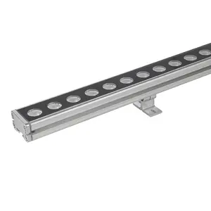 Dış bina cephe aydınlatması IP67 LED lineer duvar yıkayıcı