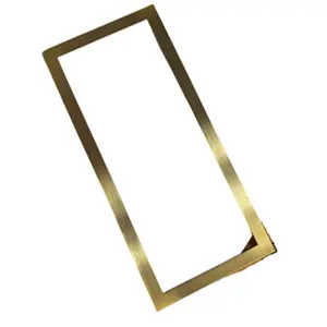 Porta etichetta per talker in pvc con ripiano ad angolo con clip in metallo per ripiano in vetro legno o acrilico