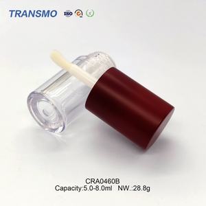 Tubes de gloss à lèvres vides personnalisés 5,0-8,0 ml, emballage cosmétique en plastique avec flacon correcteur et applicateur pour fard à joues - Product Image 5