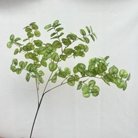 Branche d'arbre d'eucalyptus artificiel vert menthe plante de verdure simulée pour la décoration de la maison