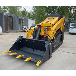 AS gudang lokal EPA mesin Diesel 25hp 25 Hp mesin Mini Crawler selip Steer <span class=keywords><strong>Loader</strong></span> dengan alat pelengkap opsional - Product Image 2