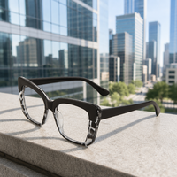 Nouvelles lunettes anti-lumière bleue tendance, montures élégantes et stylées, design décontracté unisexe LD0525