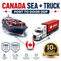 Agente de Carga Marítima DDP Verificado de China a Canadá Ofrece Consolidación LCL y Logística de Transporte Terrestre