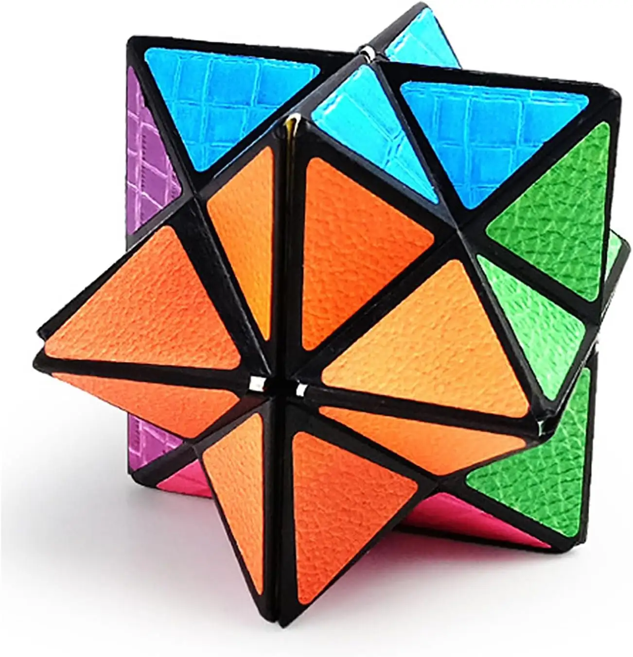 Cubo mágico de cubos infinitos, blocos de brinquedo sensoriais para alívio do estresse e ansiedade, cubo de estrela para adultos e crianças
