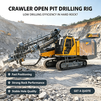 Rig Pengeboran Crawler Portabel Bertenaga Diesel Terintegrasi Besar Kaishan KT25 dengan Komponen Inti