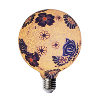 Ampoule G125 à LED vintage en mosaïque artistique, lampe décorative E27/E26 pour l'éclairage de la maison, du café, du restaurant, du bar et du festival