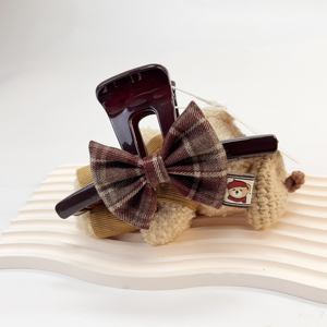 إكسسوارات شعر قطيفة عالية الجودة قابلة للتخصيص، مشابك شعر قطيفة، إكسسوارات شعر بأسلوب كرتوني، الخيار الأول للهدايا. - Product Image 1