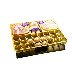 ZX Valentine của ngày nhựa món tráng miệng sô cô la vỉ hộp thực phẩm kẹo Biscuit hộp nhựa