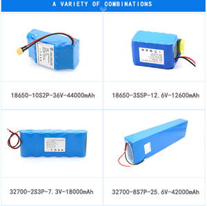Bộ pin 12V 24V 36V 48V 52V 60V 72V cho xe đạp điện, xe máy điện, 20Ah 40Ah, có thể tùy chỉnh, tự lắp ráp - Product Image 4