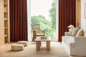 <span class=keywords><strong>Tende</strong></span> Moderne in Ciniglia Jacquard a Spina di Pesce Arancione Bruciato, Oscuranti Totali <span class=keywords><strong>e</strong></span> Termoisolanti per Soggiorno <span class=keywords><strong>e</strong></span> Camera da Letto - Product Image 5