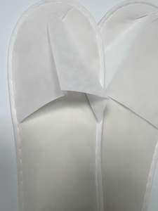 <span class=keywords><strong>Chaussons</strong></span> jetables non tissés bon marché 4 mm unisexe antidérapants pour hôtel en gros <span class=keywords><strong>éco</strong></span>logiques - Product Image 5