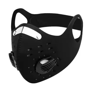 Vente en gros filtres remplaçables, masques anti-poussière de Sport avec filtre à 2 vannes, filtres lavables à 5 couches, masques faciaux