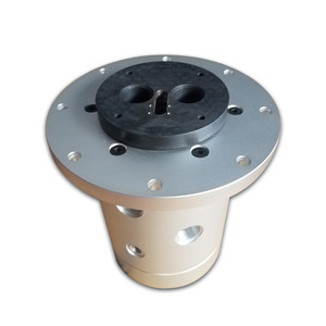 Joint rotatif pneumatique Bond Seal à 2 canaux, connexion à bride, en acier inoxydable 304, anneau collecteur d'air haute vitesse - Product Image 1
